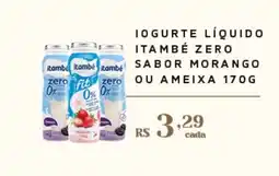 Empório Bahamas Iogurte líquido itambé zero sabor morango ou ameixa oferta