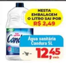 Safra Supermercados Água sanitária Candura oferta
