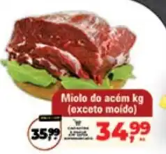 Safra Supermercados Miolo do acém kg (exceto moído) oferta