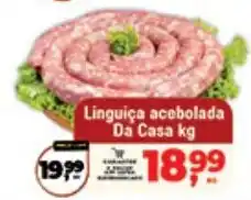 Safra Supermercados Linguiça acebolada da casa oferta
