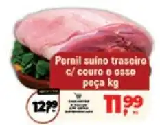 Safra Supermercados Pornil suíno traseiro c/ couro e osso oferta