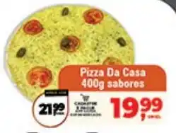 Safra Supermercados Pizza da casa 400g sabores oferta