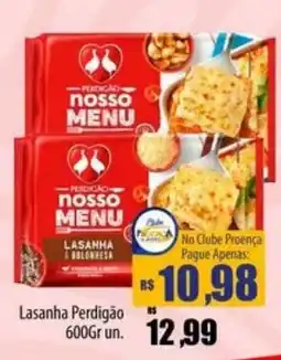 Proença Supermercados Lasanha Perdigão oferta