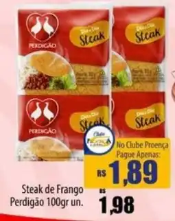 Proença Supermercados Steak de frango oferta