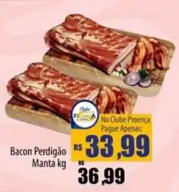 Proença Supermercados Bacon Perdigão Manta oferta