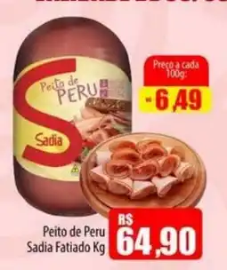 Proença Supermercados Peito de Peru Sadia Fatiado oferta