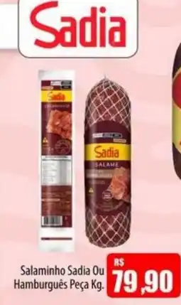 Proença Supermercados Salaminho Sadia Ou Hamburguês Peça Kg oferta