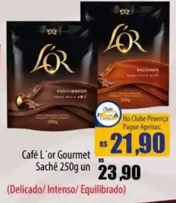 Proença Supermercados Café L´or Gourmet Sachê oferta