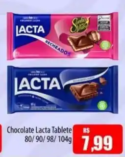 Proença Supermercados Chocolate lacta tablete oferta
