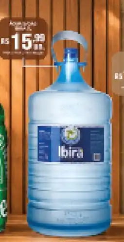 Supermercados Alvorada Água mineral ibira oferta