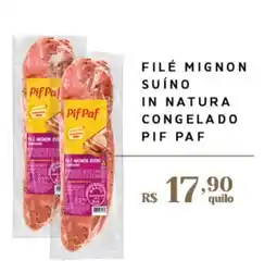 Empório Bahamas filé mignon suíno in natura congelado pif paf oferta