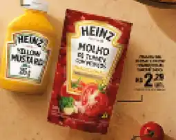 Supermercados Alvorada molho de tomate heinz oferta
