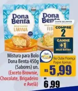 Proença Supermercados Mistura para Bolo Dona Benta oferta