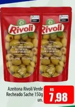 Proença Supermercados Azeitona rivoli verde recheado sache oferta