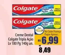 Proença Supermercados Creme Dental Colgate Tripla Ação oferta