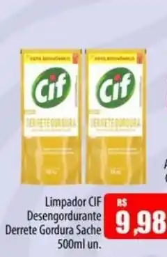 Proença Supermercados Limpador cif desengordurante derrete gordura sache oferta