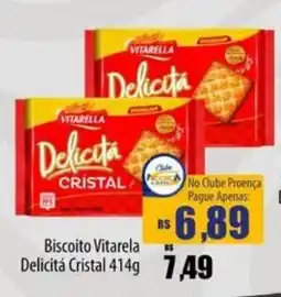 Proença Supermercados Biscoito vitarela delicita cristal oferta