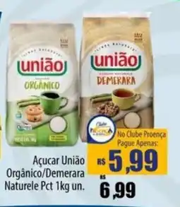 Proença Supermercados Açucar União Orgânico/Demerara Naturele Pct 1kg un. oferta
