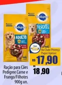 Proença Supermercados Ração para Cães Pedigree Carne e Frango/Filhotes oferta