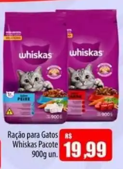 Proença Supermercados Ração para Gatos Whiskas Pacote oferta