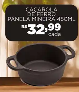 Empório Bahamas Caçarola de ferro panela mineira oferta