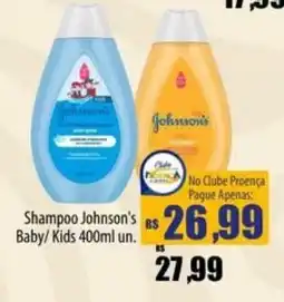 Proença Supermercados Shampoo johnson's baby/ kids oferta