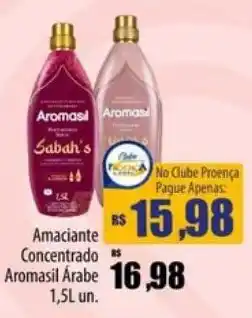 Proença Supermercados Amaciante Concentrado Aromasil Arabe oferta