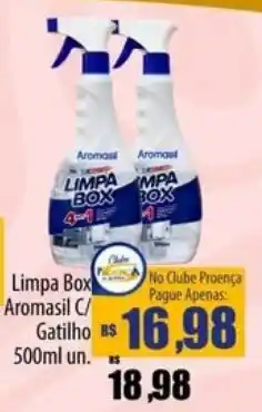 Proença Supermercados limpa box aromasil c/ gatilho oferta