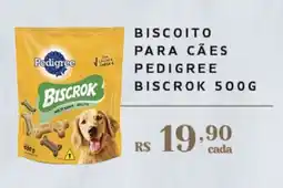 Empório Bahamas Biscoito para cães pedigree biscrok oferta