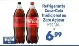 Supermercados Jau Serve Refrigerante Coca-Cola Tradicional ou Zero Açúcar oferta