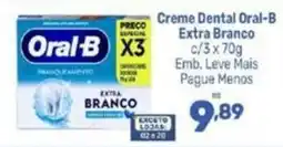 Supermercados Jau Serve Creme Dental Oral-B extra branco oferta