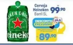 Supermercados Jau Serve Cerveja Heineken Barril oferta