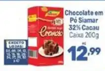 Supermercados Jau Serve Chocolate em Pó Siamar oferta