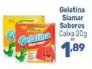 Supermercados Jau Serve Gelatina Siamar Sabores oferta