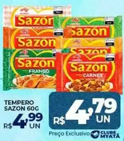 Supermercados Myatã Tempero sazon 60g oferta