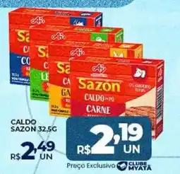 Supermercados Myatã Caldo sazon carne oferta