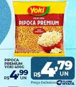 Supermercados Myatã Pipoca premium yoki oferta