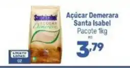 Supermercados Jau Serve Açúcar Demerara Santa Isabel oferta