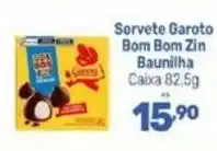 Supermercados Jau Serve Sorvete Garoto Bom Bom Zin Baunilha oferta