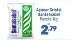 Supermercados Jau Serve Açúcar Cristal Santa Isabel oferta