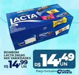 Supermercados Myatã Bombom lacta mix variedades oferta