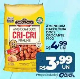 Supermercados Myatã amendoim doce cri-cri praline oferta