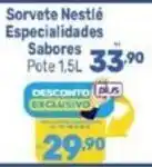 Supermercados Jau Serve Sorvete Nestlé Especialidades Sabores oferta