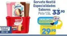 Supermercados Jau Serve Sorvete Nestlé Especialidades Sabores oferta