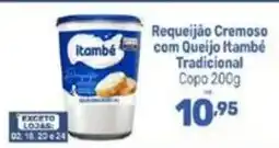 Supermercados Jau Serve Requeijão cremoso com queijo itambé tradicional oferta