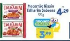 Supermercados Jau Serve Macarrão nissin talharim sabores oferta