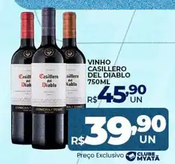 Supermercados Myatã vinho casillero del diablo oferta