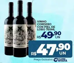 Supermercados Myatã vinho cordero con piel de lobo oferta