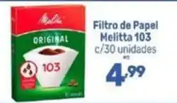 Supermercados Jau Serve Filtro de papel melitta 103 oferta