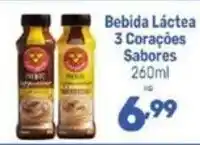 Supermercados Jau Serve Bebida Láctea 3 Corações Sabores oferta